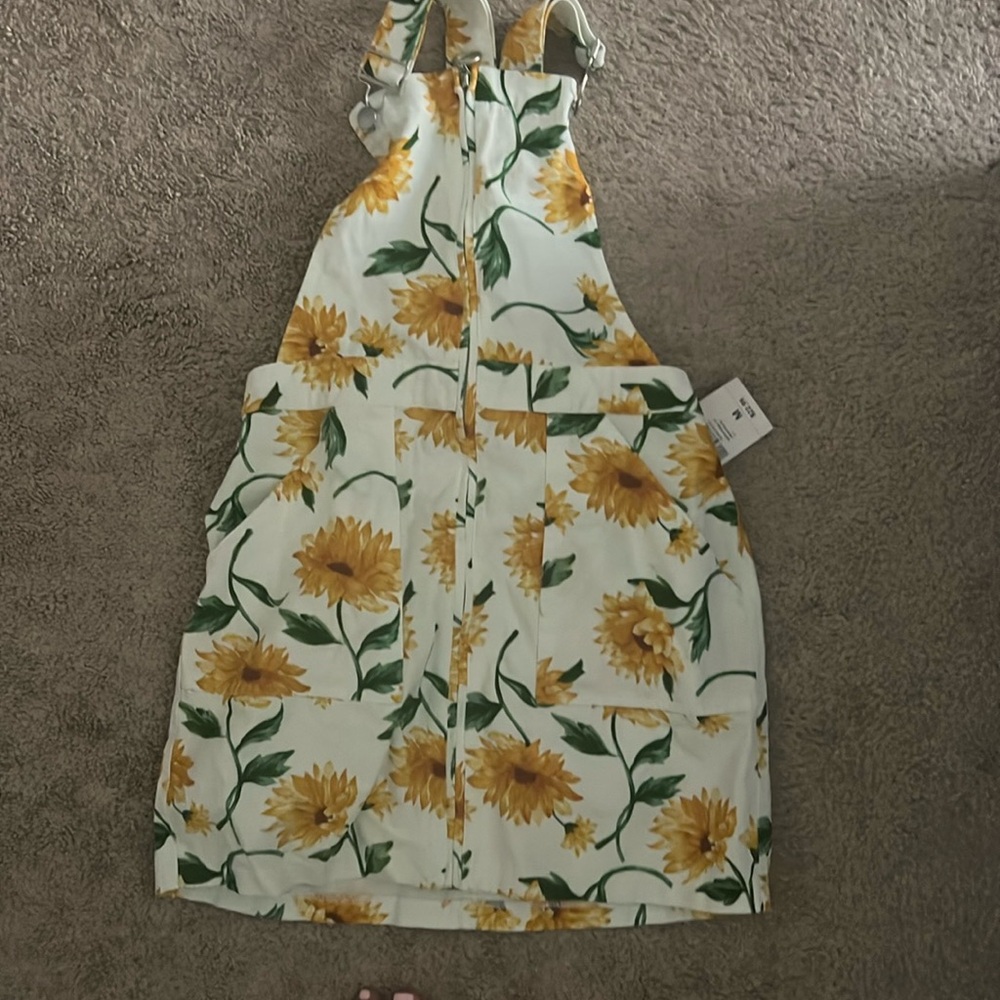Sunflower dress Teenage girl / medium